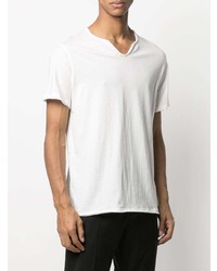 T-shirt à col en v blanc Zadig & Voltaire