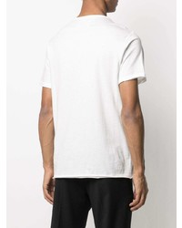 T-shirt à col en v blanc Zadig & Voltaire