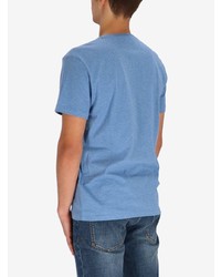 T-shirt à col en v bleu clair Polo Ralph Lauren