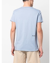 T-shirt à col en v bleu clair Zadig & Voltaire