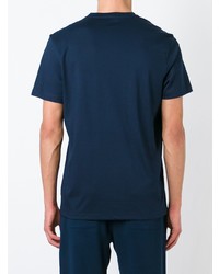 T-shirt à col en v bleu marine Michael Kors