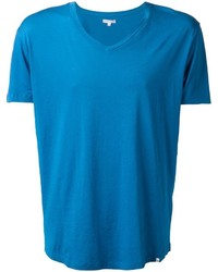 T-shirt à col en v bleu Orlebar Brown