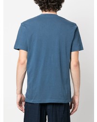 T-shirt à col en v bleu James Perse