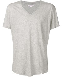 T-shirt à col en v gris Orlebar Brown