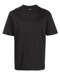 T-shirt à col en v noir 3.1 Phillip Lim