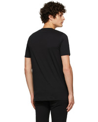 T-shirt à col en v noir Tom Ford