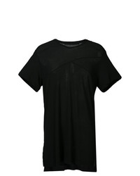 T-shirt à col en v noir Julius