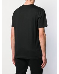 T-shirt à col en v noir Dolce & Gabbana