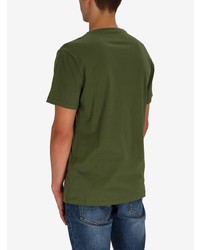 T-shirt à col en v olive Polo Ralph Lauren