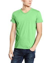 T-shirt à col en v vert menthe Stedman Apparel