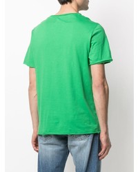 T-shirt à col en v vert Zadig & Voltaire