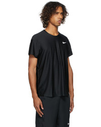 T-shirt à col rond à carreaux noir Nike