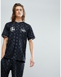 T-shirt à col rond à carreaux noir Carhartt WIP