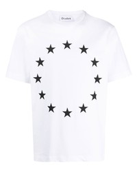 T-shirt à col rond à étoiles blanc Études