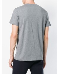 T-shirt à col rond à étoiles gris Versace Jeans