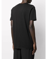 T-shirt à col rond à étoiles noir et blanc Rick Owens DRKSHDW