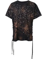 T-shirt à col rond à étoiles noir Faith Connexion