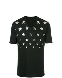 T-shirt à col rond à étoiles noir GUILD PRIME
