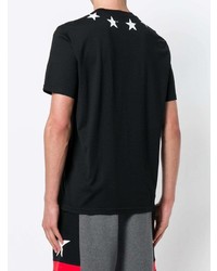 T-shirt à col rond à étoiles noir Givenchy