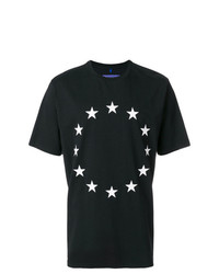 T-shirt à col rond à étoiles noir Études