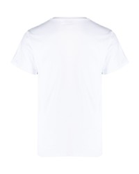 T-shirt à col rond à fleurs blanc Iceberg