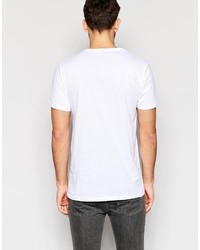 T-shirt à col rond à fleurs blanc ONLY & SONS