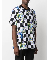 T-shirt à col rond à fleurs multicolore Off-White