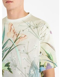 T-shirt à col rond à fleurs multicolore Etro