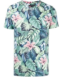 T-shirt à col rond à fleurs multicolore Tommy Hilfiger