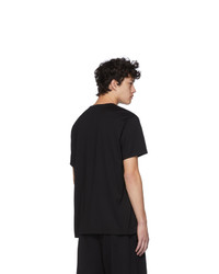 T-shirt à col rond à fleurs noir Givenchy