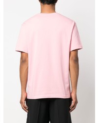 T-shirt à col rond à fleurs rose Kenzo