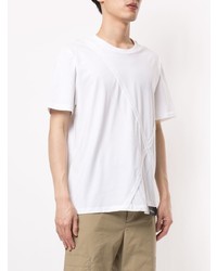 T-shirt à col rond à losanges blanc 3.1 Phillip Lim