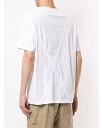 T-shirt à col rond à losanges blanc 3.1 Phillip Lim