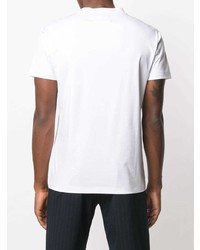 T-shirt à col rond à patchwork blanc Viktor & Rolf