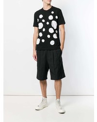 T-shirt à col rond á pois noir et blanc Comme Des Garcons SHIRT