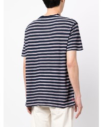 T-shirt à col rond à rayures horizontales bleu marine Polo Ralph Lauren