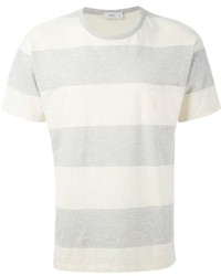 T-shirt à col rond à rayures horizontales gris Closed
