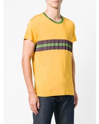 T-shirt à col rond à rayures horizontales jaune Levi's Vintage Clothing