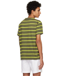 T-shirt à col rond à rayures horizontales marron Polo Ralph Lauren