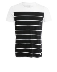 T-shirt à col rond à rayures horizontales multicolore Marc O'Polo