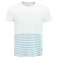 T-shirt à col rond à rayures horizontales multicolore Marc O'Polo