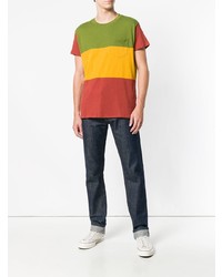 T-shirt à col rond à rayures horizontales multicolore Levi's Vintage Clothing