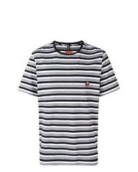 T-shirt à col rond à rayures horizontales noir Missoni Mare