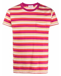 T-shirt à col rond à rayures horizontales rouge Levi's Vintage Clothing
