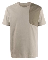 T-shirt à col rond beige 1017 Alyx 9Sm