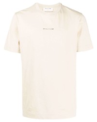 T-shirt à col rond beige 1017 Alyx 9Sm