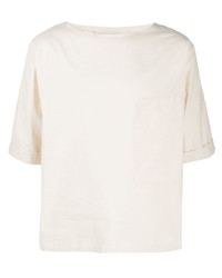 T-shirt à col rond beige Alchemy