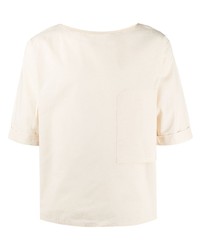 T-shirt à col rond beige Alchemy