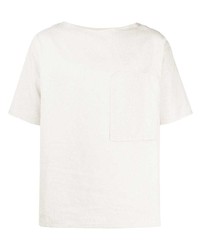 T-shirt à col rond beige Alchemy