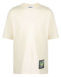 T-shirt à col rond beige Ambush